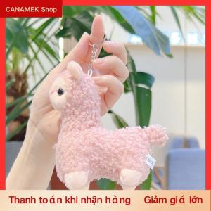 CS Phim hoạt hình dễ thương Alpaca sang trọng Mặt dây chuyền sáng tạo Kawaii búp bê Keychain thời trang sinh viên Ba lô trang trí phụ kiện sinh nhật Quà Tặng