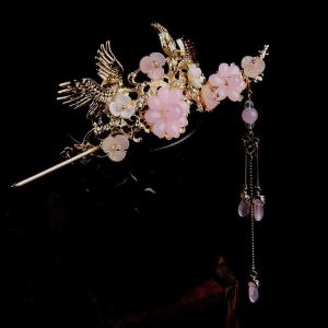 Set Tusuk Konde Swan Pengantin Sangjit Sanggul Aksesoris Hiasan Rambut