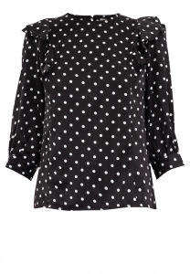 Badomoda DOTTY Dotted Long Sleeve Blouse