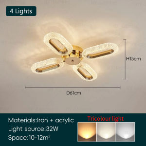 Luxury Nordic Living Room Light Ceiling Light Dining Room Chandelier Modern Simple Bedroom Lamp 11