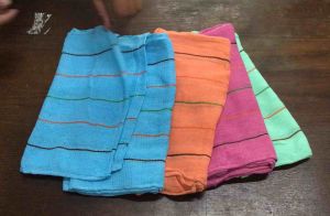 ผ้าเช็ดมือ ผ้าเช็ดจาน ผ้าเช็ดโต๊ะ ผ้าเช็ดอเนกประสงค์ ยกโหล 12 ผืน แบบบาง กว้าง กว้าง 28 ยาว 60 ซม.