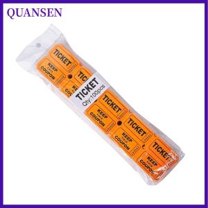 QUANSEN ตั๋วจับฉลาก100ชิ้นสำหรับม้วนลอตเตอรีของป้ายกระดาษแผ่นเดียวสำหรับกิจกรรมดื่มกิจกรรมจับฉลากฉลองตั๋วกิจกรรม