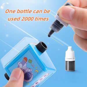 Math Roller Stamps for Kids Teaching Practice Math Stamp Student Digital Practice Stamp with Ink