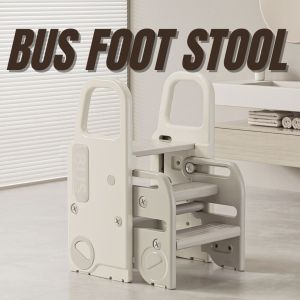 BYJ Bus Foot Stool Adjustable Stepping Stander Stool for Kids