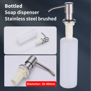 Kitchen Dishwasher Soap Dispenser Liquid Detergent Pump Dispenser Push Type Dishwashing Soap Storage Box Kitchen Sink Accessories