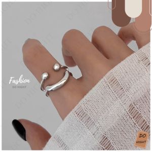 พร้อมส่ง⚡ มีเก็บเงินปลายทาง💸 แหวนแฟชั่น ปรับขนาดได้ (ราคาต่อ 1 วง) : Do hight