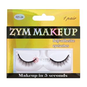 1 Pairs Self-adhesive False Eyelashes Set Reusable 3D Mink Hair No Glue Fake Eye Lashes
