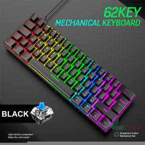 Bàn phím cơ ZIYOU LANG K2 PRO 87phím/T60 62 phím bàn phím máy tính chơi game có dây Led Nhiều Chế Độ Khác Nhau