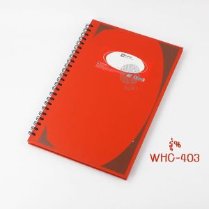 สมุดบันทึก มุมมัน สันห่วง 70แกรม/100แผ่น ขนาด 210x320 มม. ตราช้าง