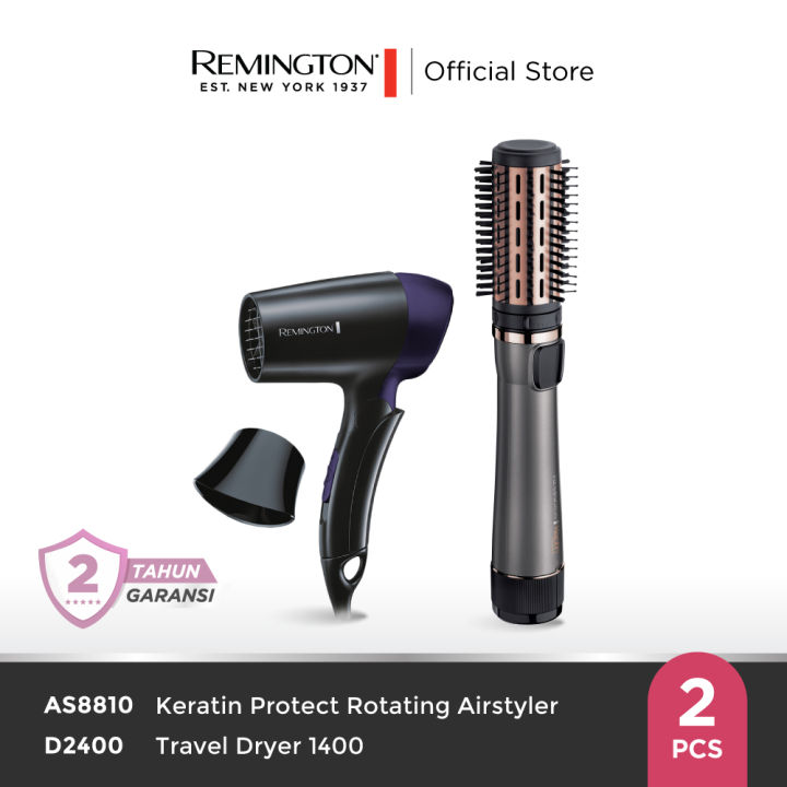 Paket Remington Hairdryer D2400 Sisir Angin AS8810 Lazada Indonesia