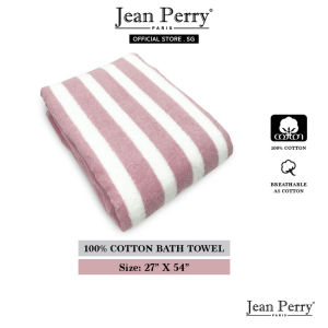 Jean Perry Tokyo Stripe Cotton Bath Towel / Towel / Bathroom Towel / Gym Towel / Sports Towel / Soft Towel / Bright Color Towel