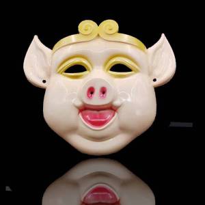 L96 Halloween lights with Ultraman mask card aisle stall monkey Spider-Man Hulk show face Luminous Supplies L