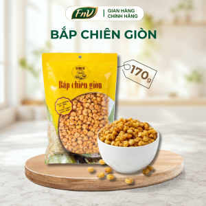 Bắp chiên giòn ăn vặt BA BÔNG SEN 1 gói 170g