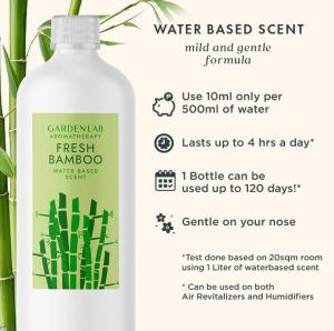 Garden Lab Water Based Scent for Humidifiers Diffuser Air Purifiers 1000ml