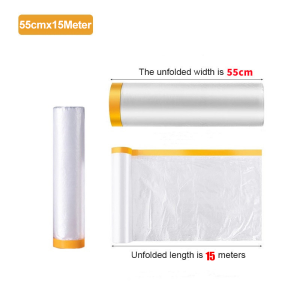 Plastic DustProof Masking Film Furniture Sofa car Dust Cover paint overspray protect Waterproof