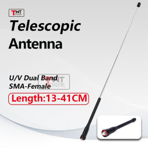 Baofeng Antenna Two-Way Radio Telescopic Rod High Gain Antenna Walkie Talkie SMA-Female BF-888s UV5R