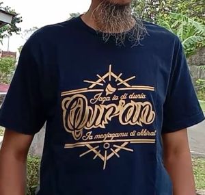 Kaos Dakwah Islami Pria Hijrah Distro Original terbaru katun combed Premium Lengan Pendek kekinian IS1114QNAT