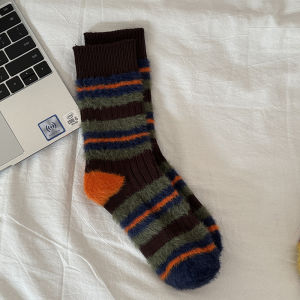 COD Kaus Kaki Bulu Hangat Kaos Kaki Wanita Gaya Korea KK06