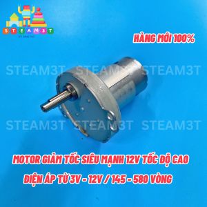 Motor giảm tốc 6V - 24V lực mạnh mômen xoắn lớn 5kg tốc độ 162 - 194 RPM motor đưa võng - LK0293