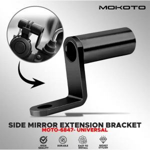 DAVIDSY MOKOTO SIDE MIRROR EXTENSION BRACKET FOR UNIVERSAL MOTORCYCLES