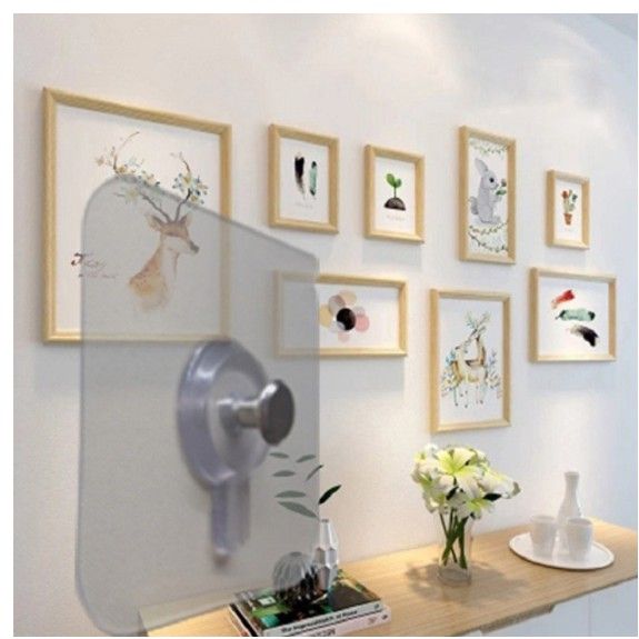 Non-Trace Self Adhesive Nails Hook For Photo Frame Hole Hanging