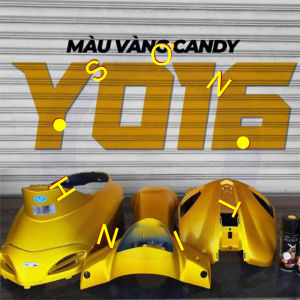 Y016 sơn xịt samurai màu vàng candy Y16