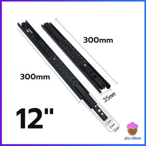 First Chioce  รางลิ้นชัก 1คู่ รางลิ้นชักลูกปืน ขนาด 12/14นิ้ว รางลิ้นชัก รางลูกปืน รางเลื่อนลิ้นชัก drawer slide