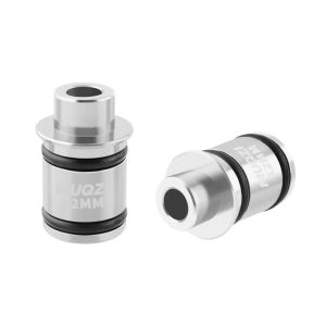 JOANNAUK 2Pcs Quick Release Bike Hub Thru Axle Adapter Aluminum Alloy 12/15mm Hub Conversion Kits Adapter Wheel Truing Stand Adapter Replaceable Bike Hub Converter Repair Tool