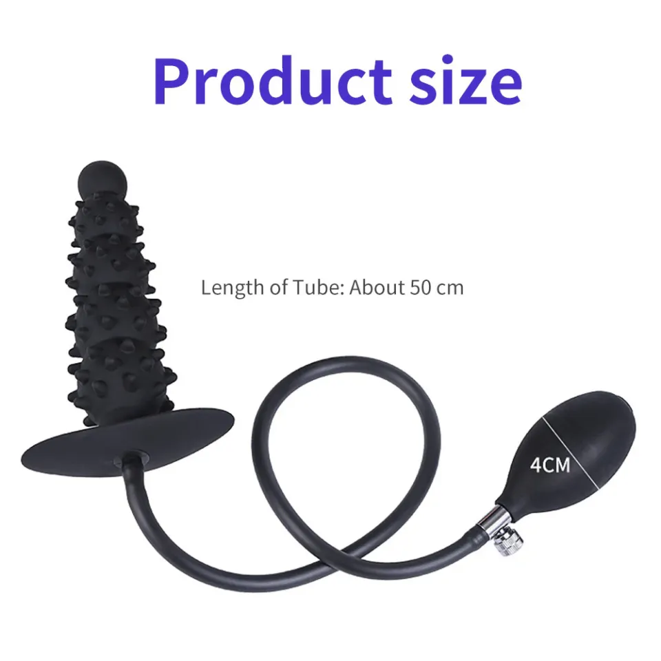 PEADJF-ESWND】Inflatable Super Big Plug Pump Dilator Huge Butt Plug Massager  Anus Expander Sex Toys For Woman Man | Lazada