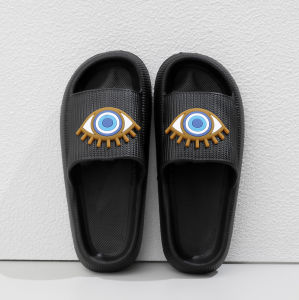 Free Shipping EVA WomenS Thick-Soled Flip-Flops Outdoor And Indoor Slippers Fashionable Korean-Style Bow-Knot Sandals Beach Sandals