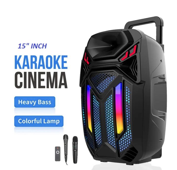 Sing-e ZQS15108 40w 15 inch Karaoke Party Speaker with Mic Luggage