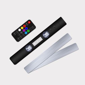 OWMXZL Kích hoạt bằng âm thanh Đèn chiếu sáng nội thất ô tô Sạc USB Có thể sạc lại Đèn trang trí nội thất ô tô Di động Đèn trang trí LED ô tô Ô tô