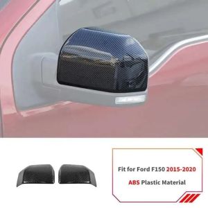 Cornerr Carbon Fiber Grain Car Exterior Decoration Cover Trim Stickers for Ford F150 2015 2016 2017 2018 2019 2020 Accessories 4P6B8