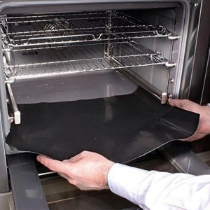 2pc Grill Mat Non-Stick Reusable Mats for Gas Charcoal or Electric Grills - Easy to Clean 烧烤垫 BBQ Grill mat不粘耐高温布烘焙油布户 外烤肉烤箱垫