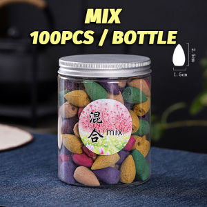 100Pcs Backflow Incense Cone Insenso for bad Spirit Sandalwood Incense Mosquito Killer Fragrance