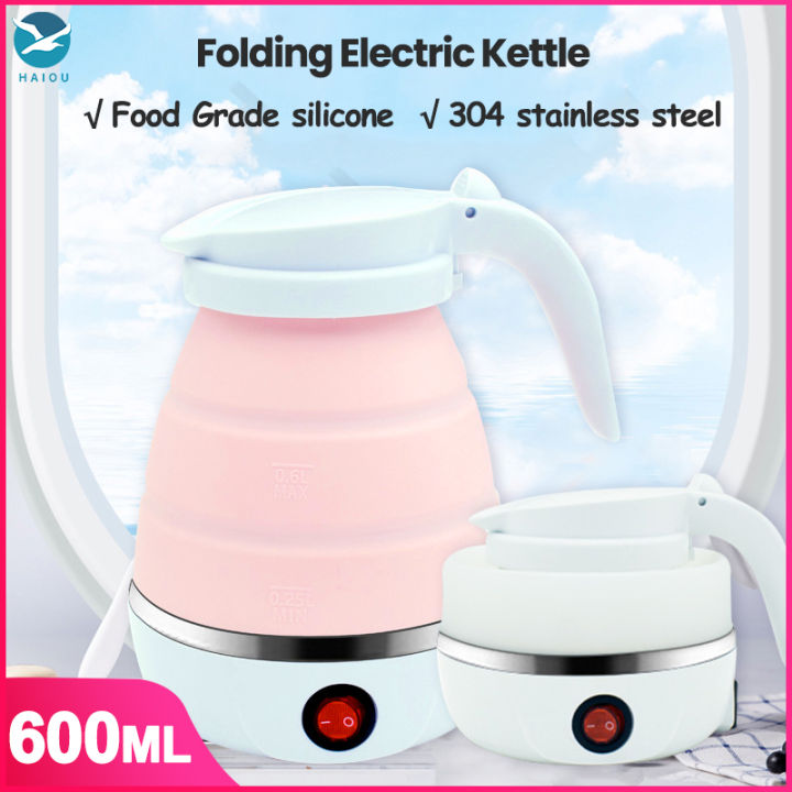 Foldable Electric Kettle Portable Silicone Collapsible Travel