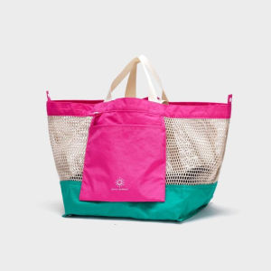 LOVEY SUMMER new summer shoulder bag tote bag for men and women on the beach Foldable bag