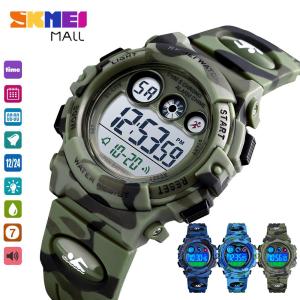 SKMEI 1547 Teen Student Colorful LED Flash Light Boys Fashion Men Watch Digital Sport Stopwatch Alarm 50m Waterproof