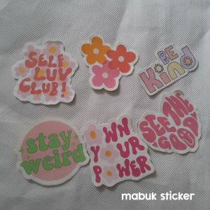Sticker Tumblr atau laptop dll Aesthetic banyak tipe /Sticker pack aesthetic lucu part 1