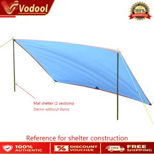 Outdoor Camping Tent Awning Pole 2m - Lightweight Folding Canopy Rod for Easy Transport