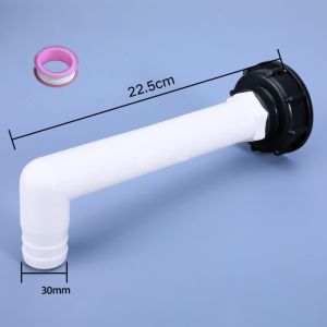 COUPLECOL S60x6 Coarse Thread IBC Water Tank Adapter 1/2 3/4 1" Durable Irrigation Connector Valve Creative Quick Connect Water Coupling Adapter For Garden Home