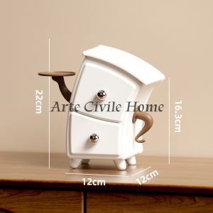 Creative Bending Drawer Desktop Storage Box Dressing Table Jewelry Earrings Sorting Rack Entrance Cross Waist Cabinet