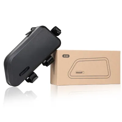 Rhinowalk Bicycle Top Tube Bag 1.5L Waterproof Lightweight Cubic Shape Cool Bicycle Front Bag Frame Seatpost Downtube Bag Travel Cycling Daily Commuting Storage Cell Phone Tool Bag Bicycle Accessories For Mountain Road Travel Bike