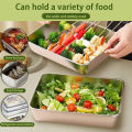 Stainless Steel fresh-Keeping Box With lid Refrigerator Storage Box Steamed fish Grilled Fish  Dish fruit Plate保鲜盒冰箱收纳盒. 