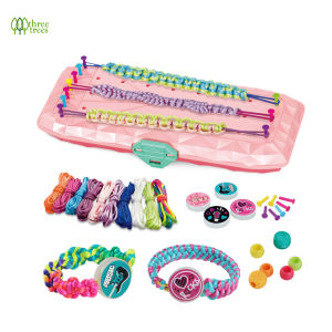 Can Make 12 Pcs Bracelets Friendship Bracelet Making Kit for Girls - Cool Arts and Crafts ToysGift For Kids Friends Birthday Festival Party Door Gift for 6 to 12 Years Old