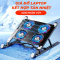 Giá đỡ laptop có quạt tản nhiệt phù hợp nhiều loại laptop, dễ dàng điều chỉnh, tản nhiệt tốt, chắc chắn bền bỉ. 