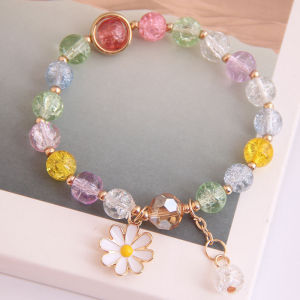 Corinna Bracelet For Women Crystal Bracelet Female Daisy Sun Flower Boudoir Sister Bestie Couple Jewelry