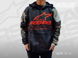 JAKET DEUS ASTAR KTM PRIA WANITA HOODIE SUPERMOTO CROSS WATERPROOF