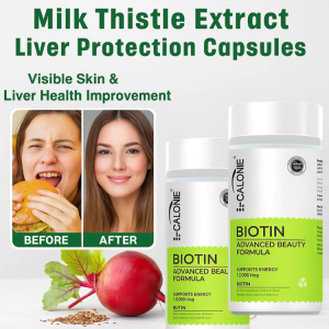 Milk Thistle Extract Liver Protection Capsules for Liver Health Protects and Nourishes Liver Detoxification Support Supplement