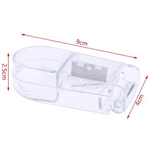 【Local Delivery】Tablet Pill Splitter Pill Cutter Box Portable Small Medicine Box Pill Holder